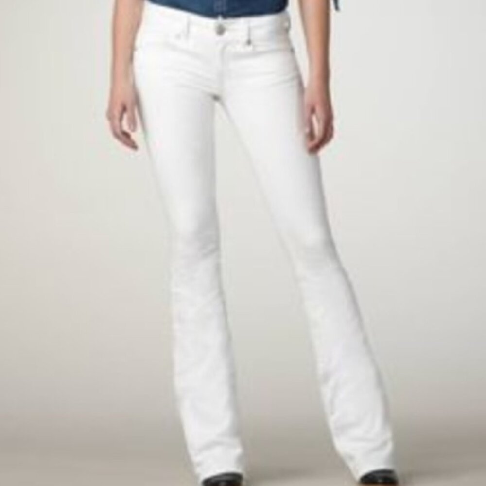 American Eagle Outfitters White Flare Jeans
